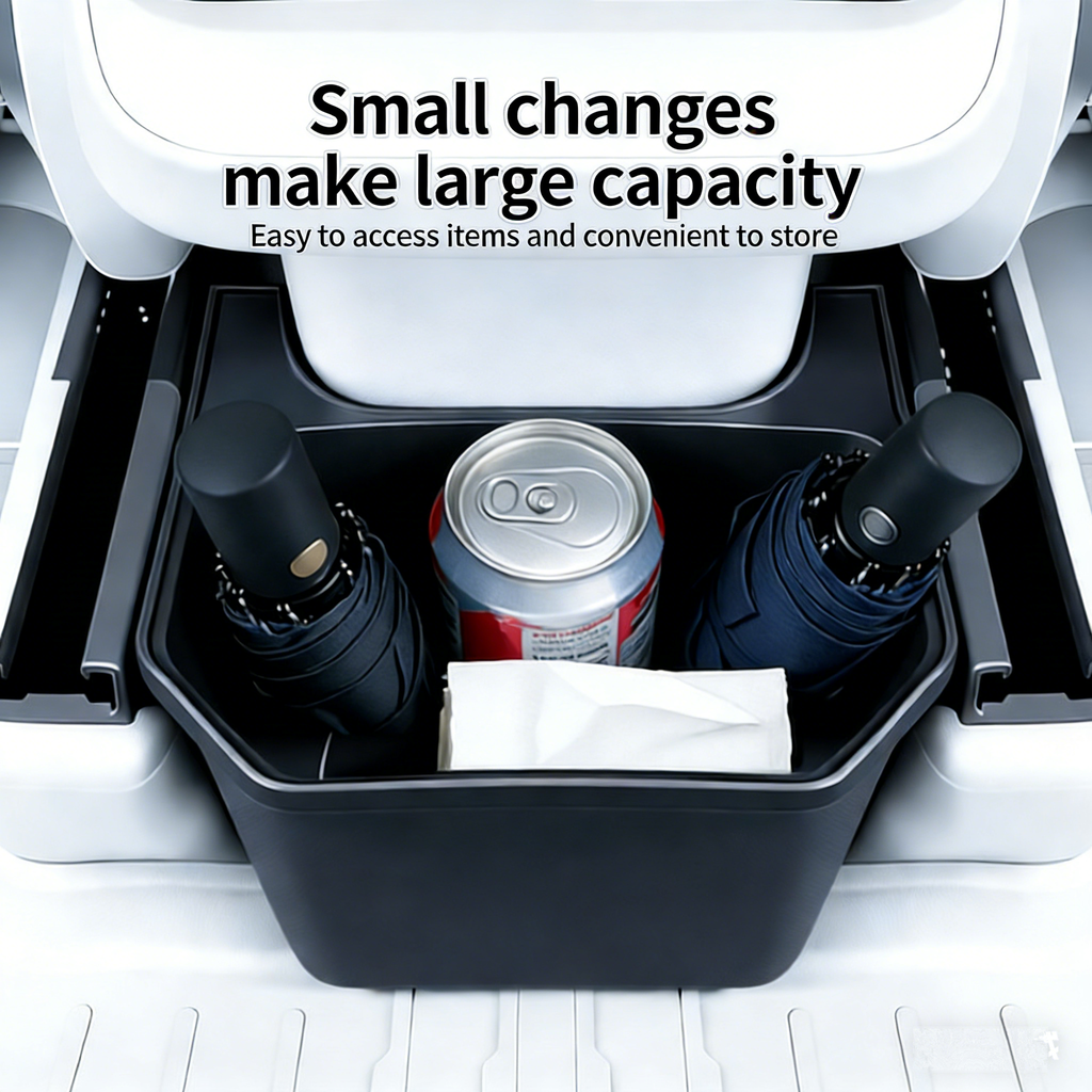 CUTIM Rear-seat privacy storage compartment For Model Y