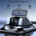 Tesla Dashboard Phone Holder – Adjustable Magnetic Mount For  Model 3 Highland and Model Y Juniper