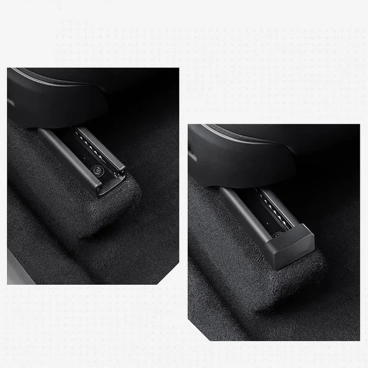 CUTIM 4 Piece Seat Slide Rail Anti Kick Protective Plug Set for Tesla Model 3/ Y