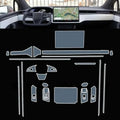 CUTIM Transparent TPU Protective Film for Dashboard and Center Console Screens