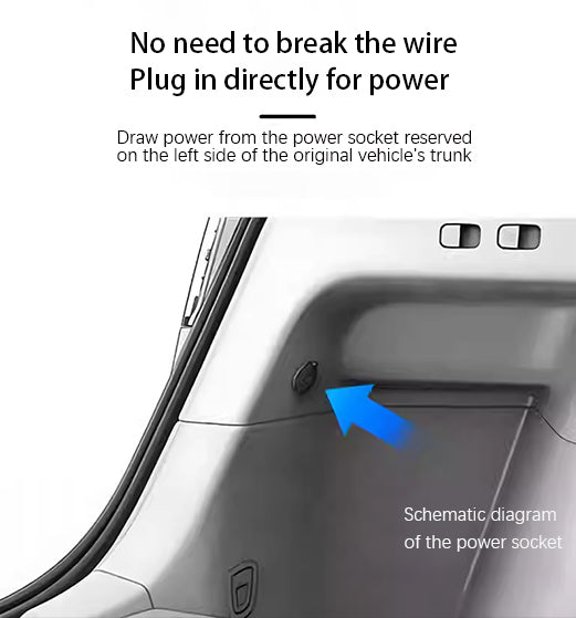 CUTIM Rear Trunk On-Board Refrigerator for Tesla Model Y