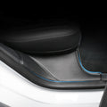 CUTIM Leather Rear Door Sill Protector for Tesla Model Y