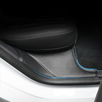CUTIM Leather Rear Door Sill Protector for Tesla Model Y