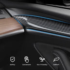 Replacement Real Carbon Fiber Door Trim Panel for Tesla Model 3/Y