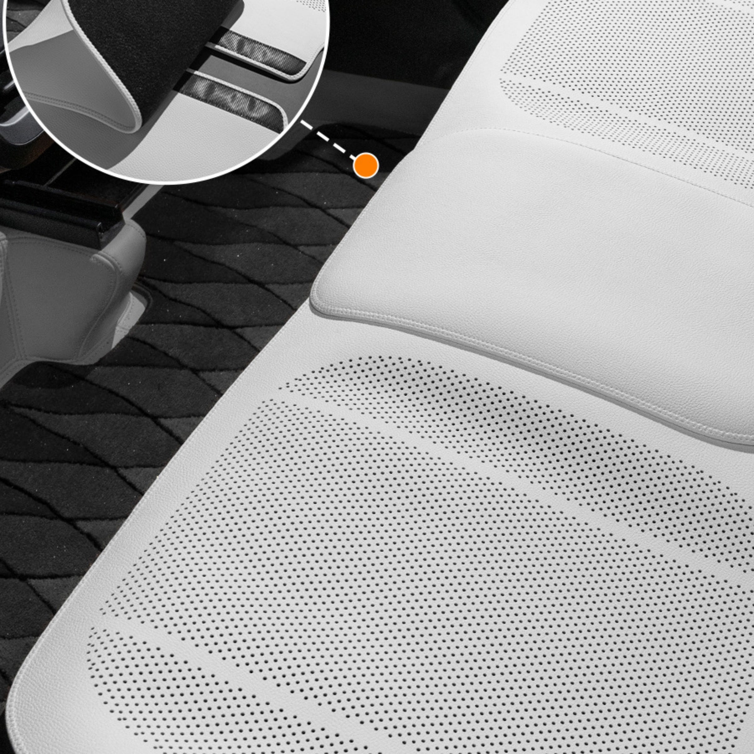 All-Weather Nappa Leather Seat Covers for Tesla Model 3/Y/S/X