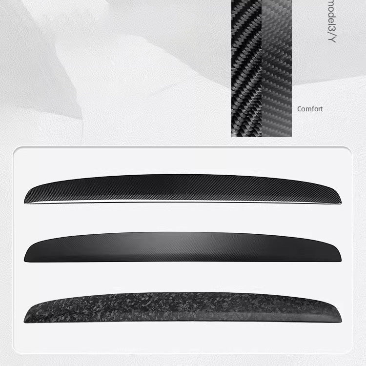 Real Dry Carbon Fiber Dashboard Cover Overlay for Model 3 Highland / Model Y Juniper