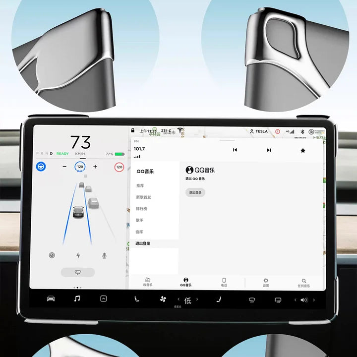 CUTIM  Metal screen protector cover for Model 3/Y