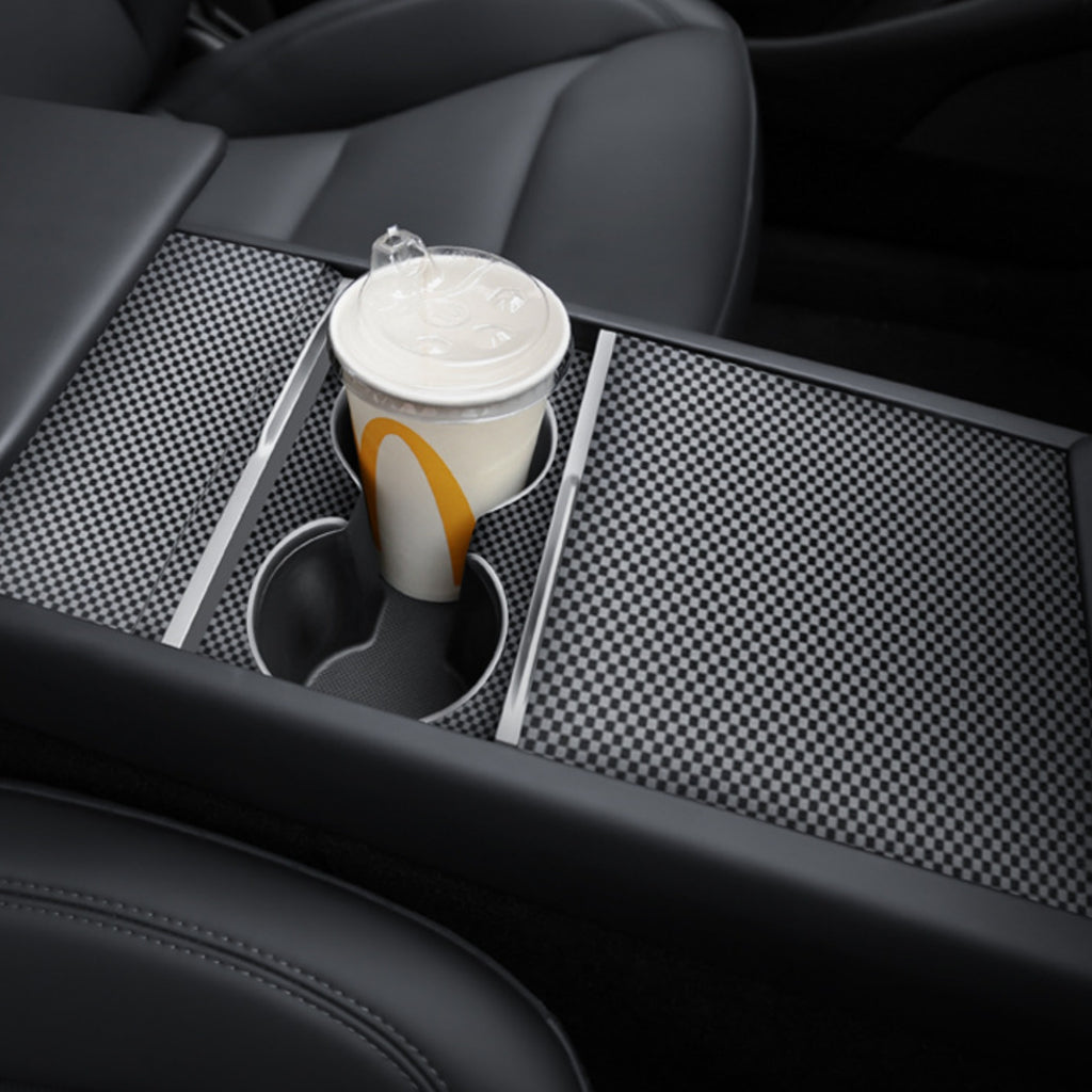CUTIM Real Carbon Panel Console Wrap for Tesla Model 3 Highland & Model Y Juniper