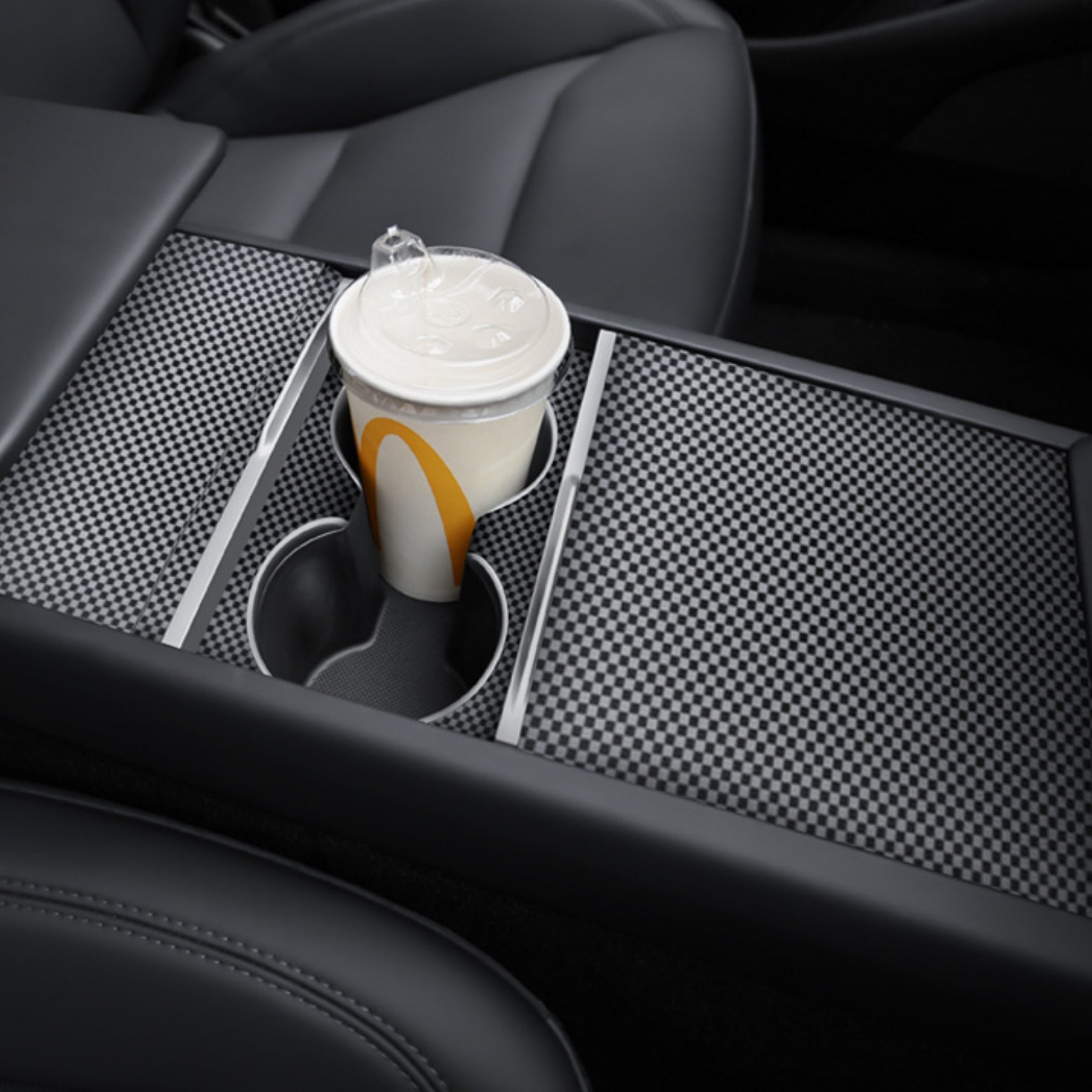 CUTIM Real Carbon Panel Console Wrap for Tesla Model 3 Highland & Model Y Juniper