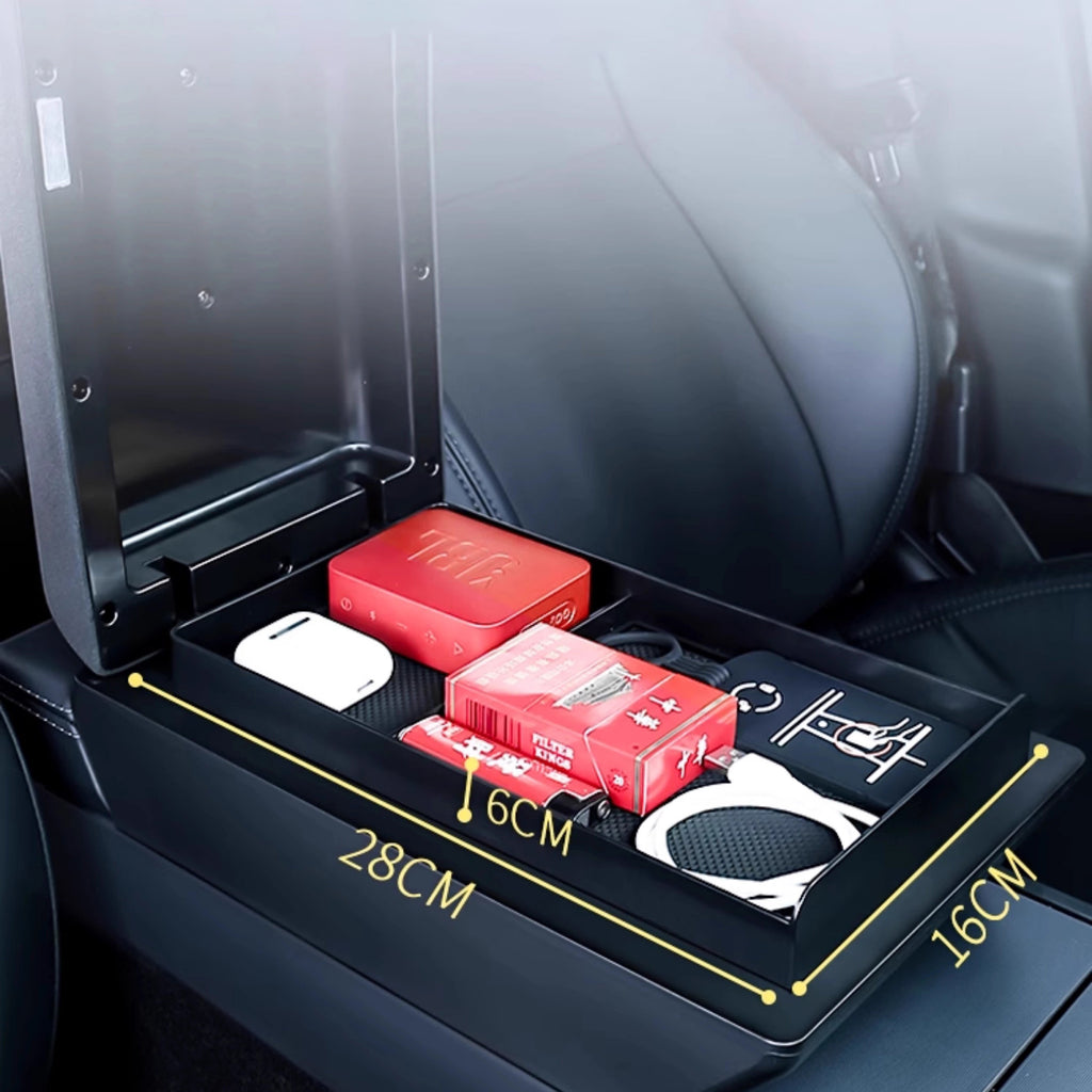 CUTIM Alcantara Armrest Cover for Model 3 Highland & New Model Y