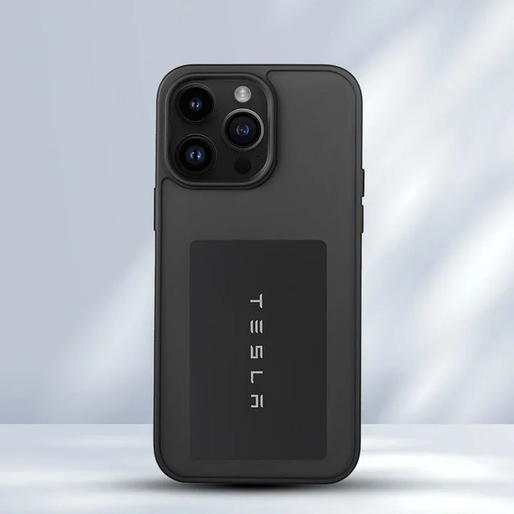 CUTIM Magnetic Compartment iPhone Case for Tesla Drivers