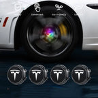 CUTIM LED Self Leveling Wheel Hub Caps for Tesla Model 3 Y X S