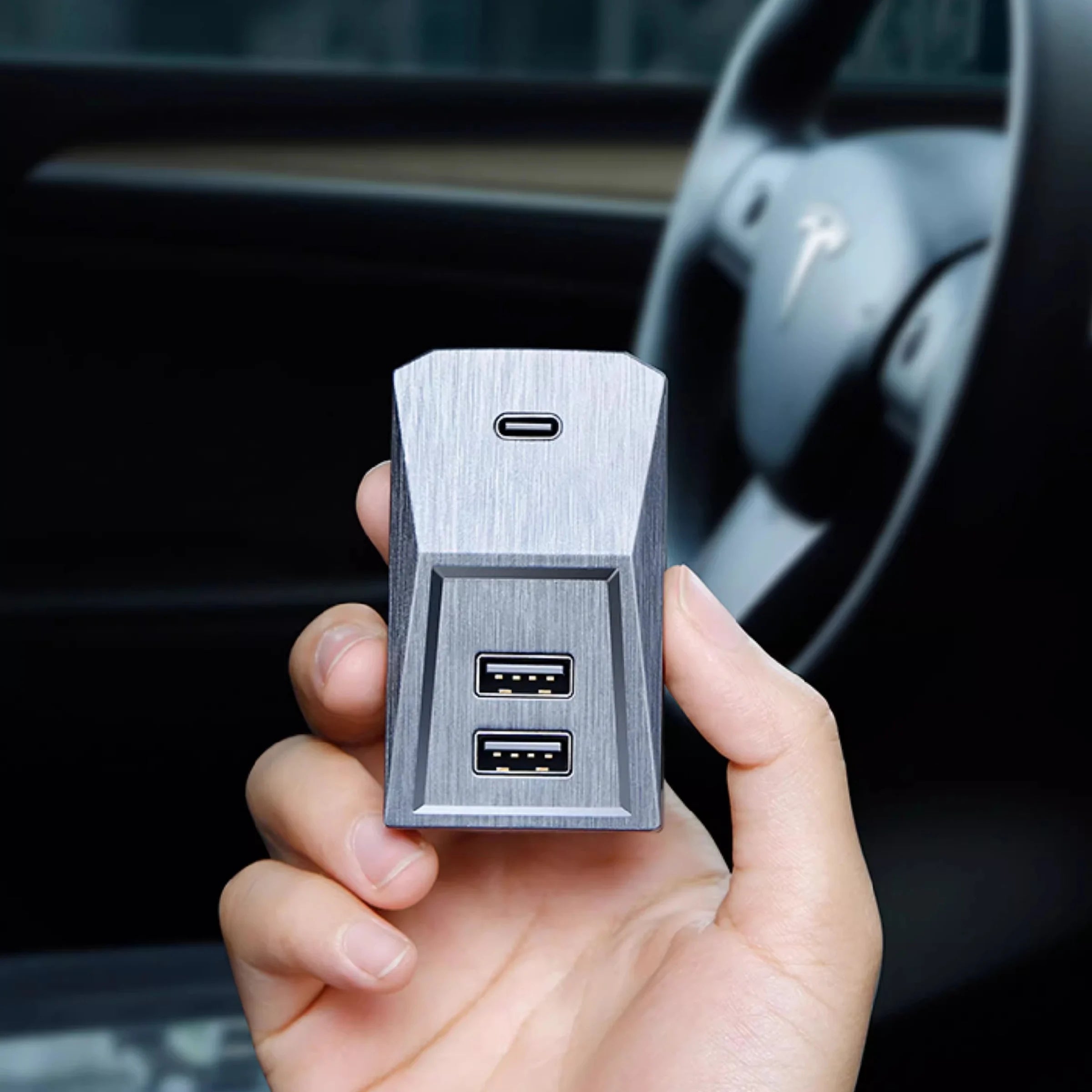 CUTIM Center Docking Station USB Hub For Tesla Model 3/Y 2021.11-2023