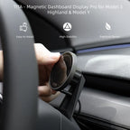 Tesla Model Y Juniper & Model 3 Highland MagSafe Wireless Charging Phone Mount (TITA Pro)