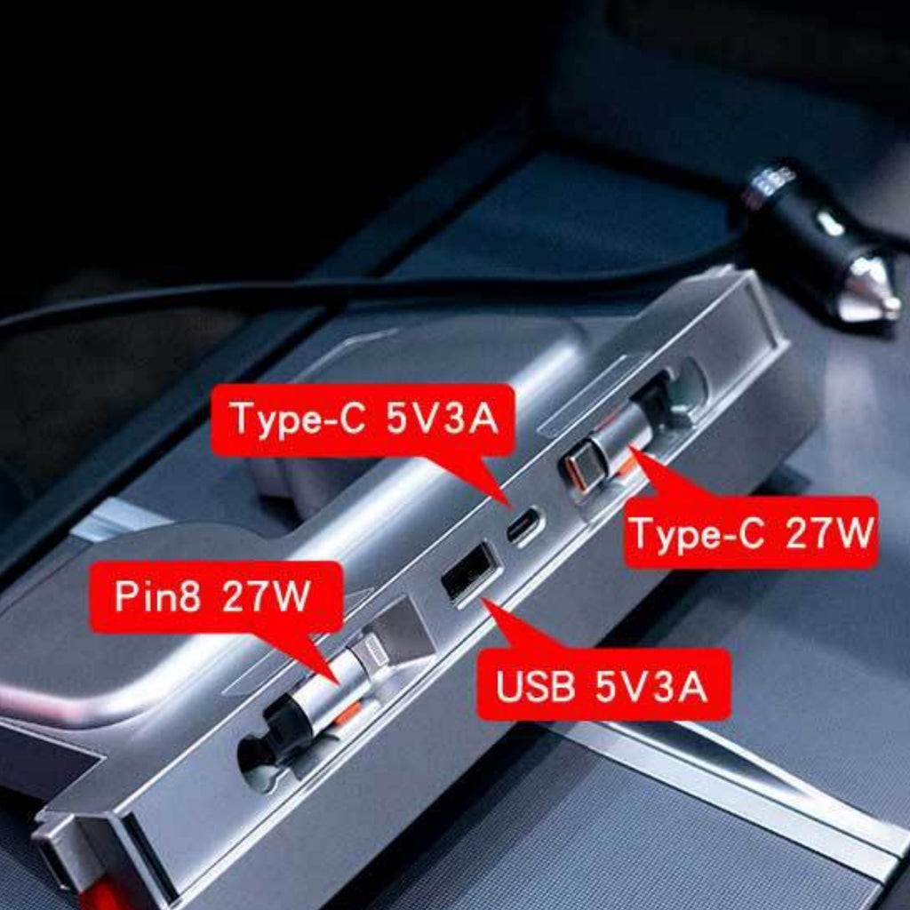 CUTIM Center Console USB Hub Docking Station for Tesla Model 3 Highland & New Model Y