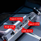 CUTIM Center Console USB Hub Docking Station for Tesla Model 3 Highland & New Model Y