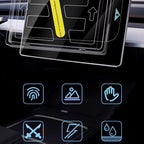 CUTIM Front & Rear Display Tempered Glass Screen Protector for Model Y Juniper / 3 Highland