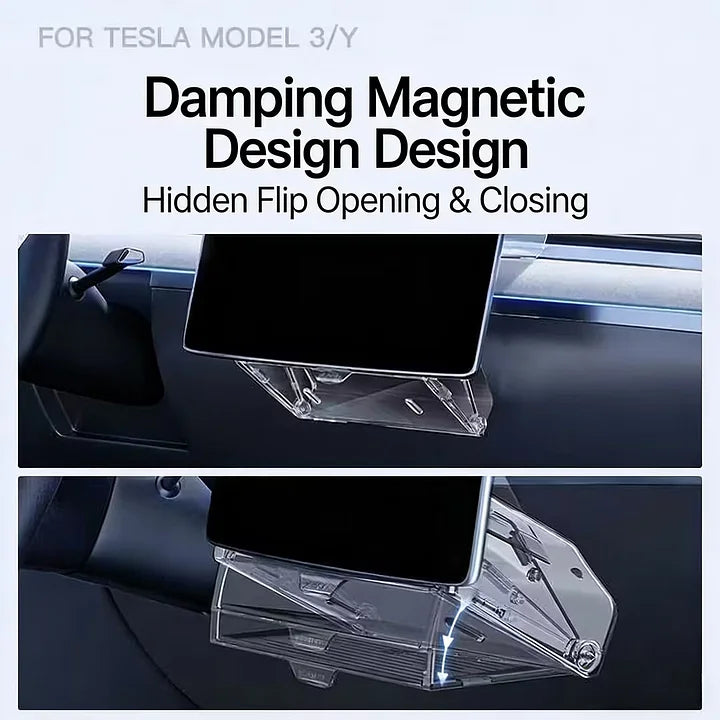 CUTIM Tesla Refreshed Model 3/Y ETC Anti-Slip Center Console Storage Tray