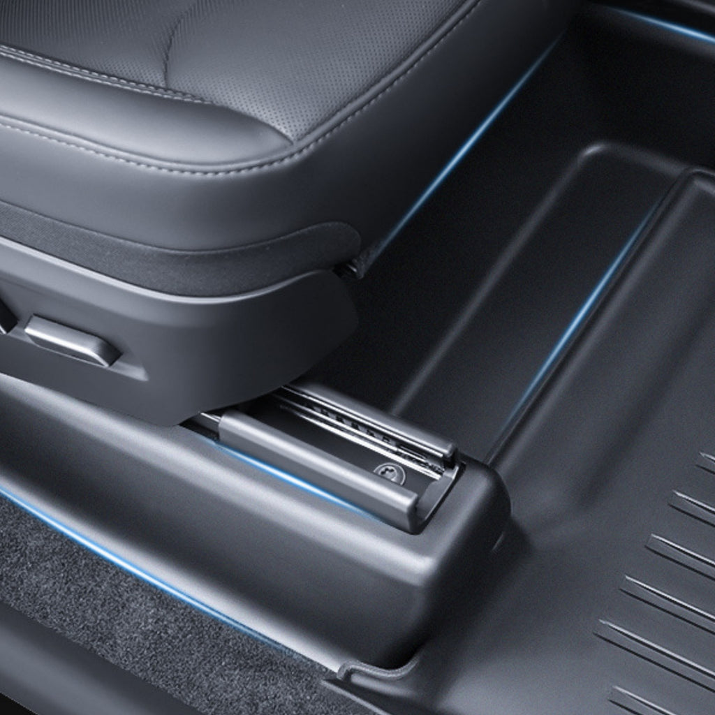 CUTIM Seat Slide Rail Anti-Kick Guards for Tesla Model Y Juniper