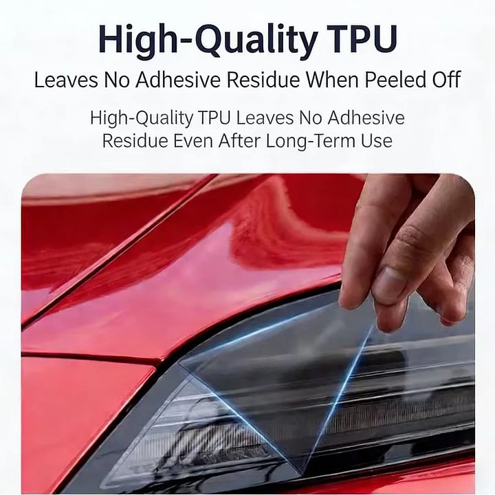 CUTIM Smoked Headlight & Taillight Tint Film for Upgraded Tesla Model 3