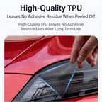 CUTIM Smoked Headlight & Taillight Tint Film for Upgraded Tesla Model 3