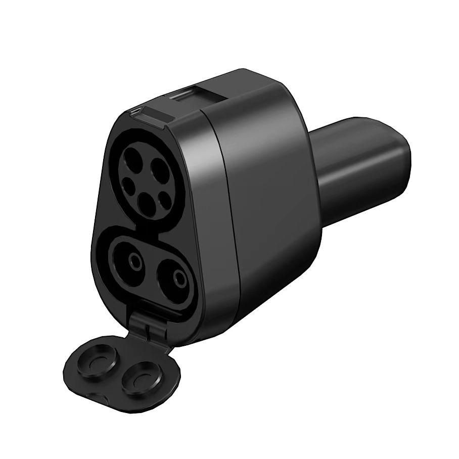 CUTIM J1772 & CCS1 to Tesla DC Fast Charging Adapter