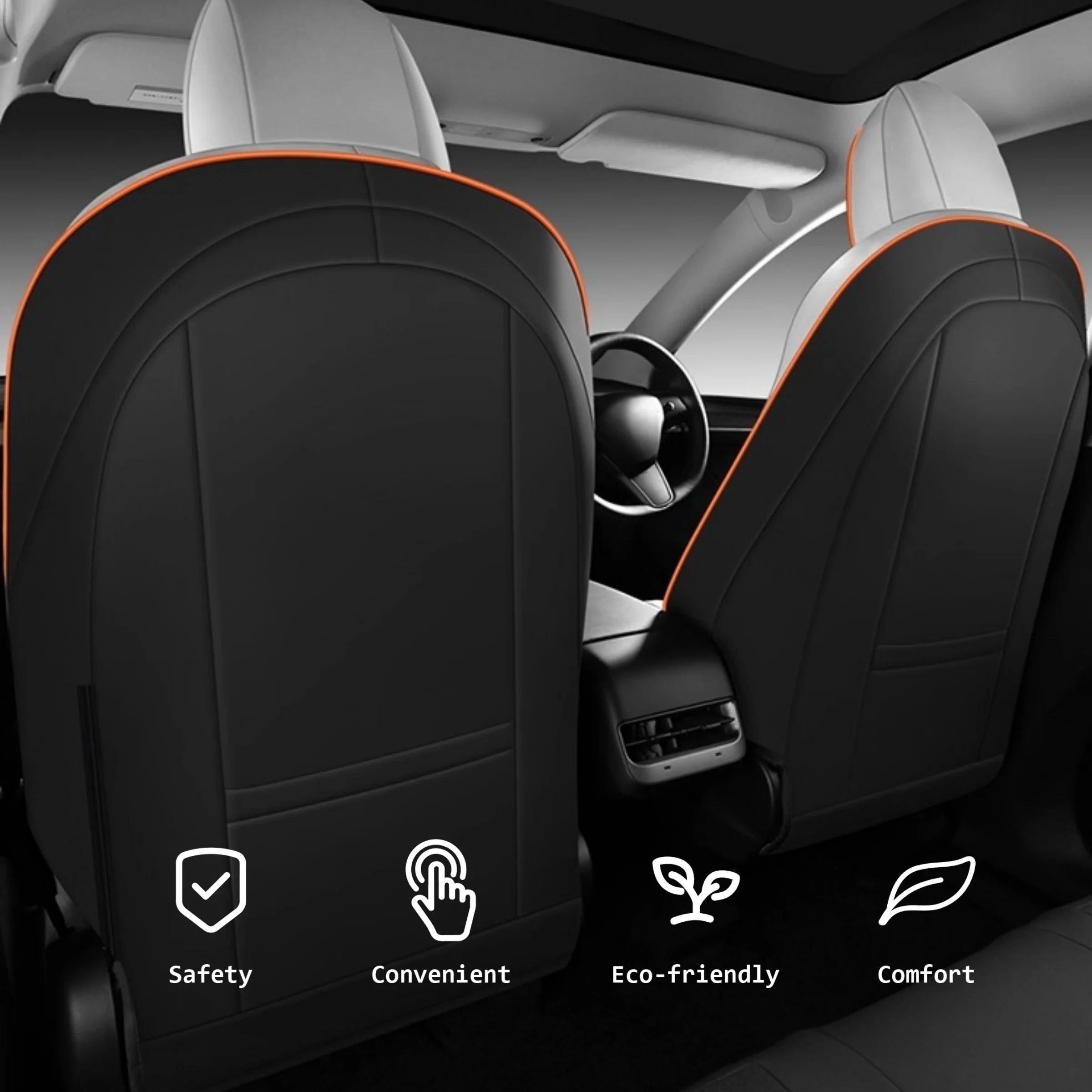 CUTIM Leather Seat Covers for Tesla Model Y