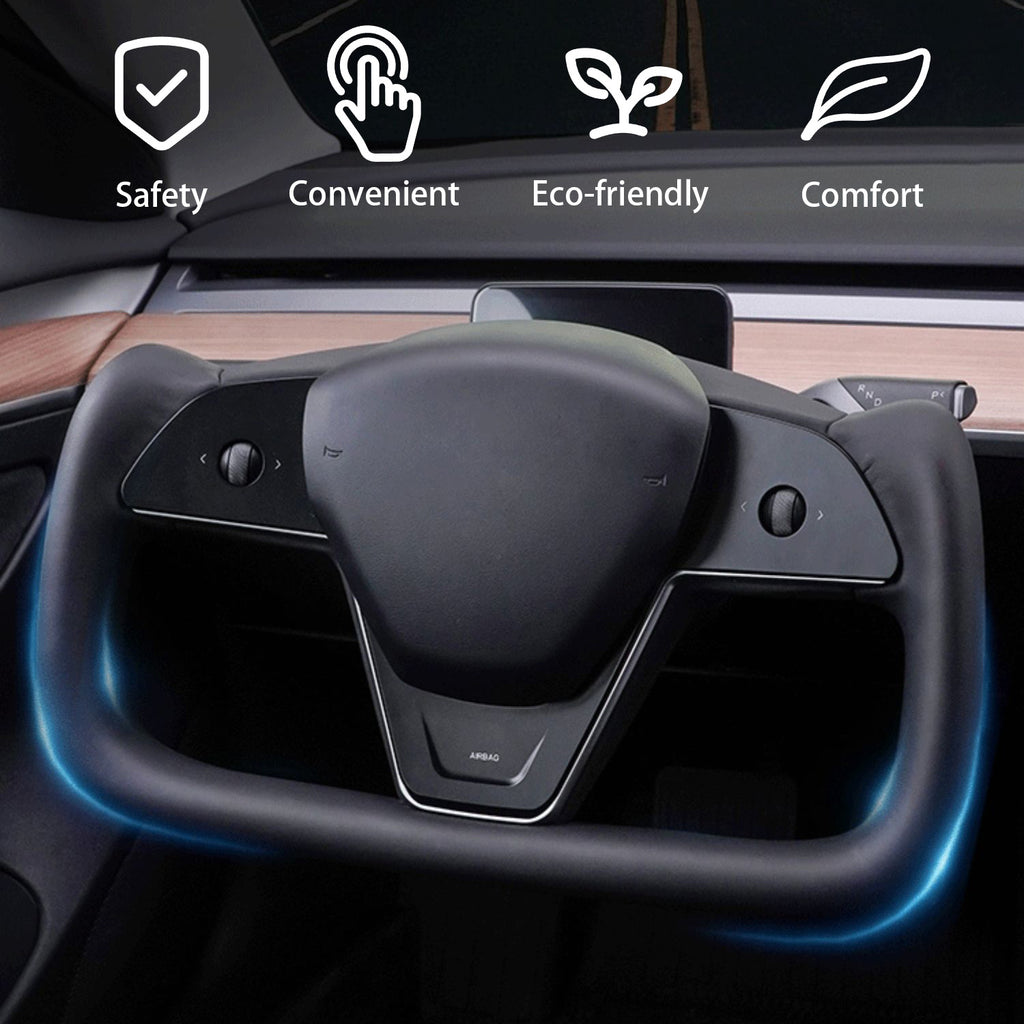 Yoke Plaid Steering Wheel for Tesla Model 3 Highland & Model Y Juniper