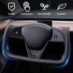 Yoke Plaid Steering Wheel for Tesla Model 3 Highland & Model Y Juniper