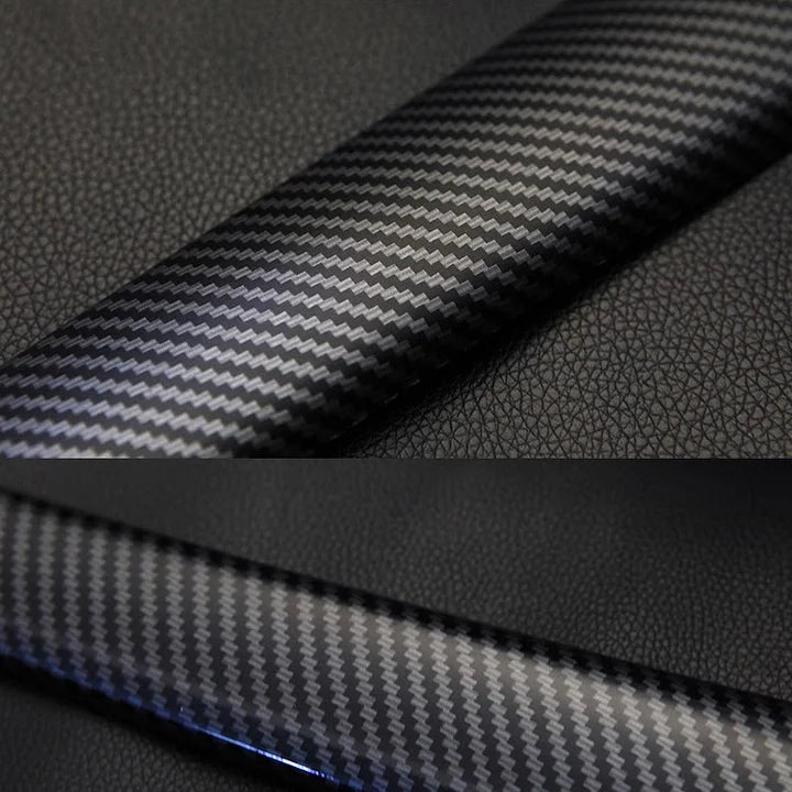 Carbon Fiber Door Panel Trim for Tesla Model 3 / Model Y (2-Piece Set)