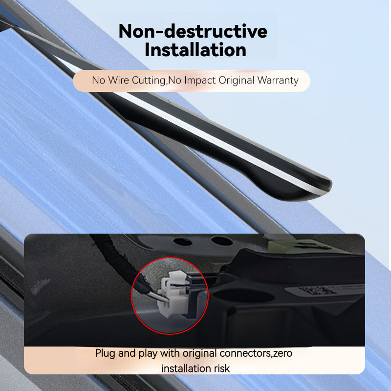 CUTIM Tesla Electric Door Handle Non-Destructive Installation Color-Adjustable