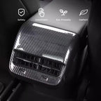 Model 3 / Y Backseat Air Vent Cap Cover - Real Dry Carbon Fiber