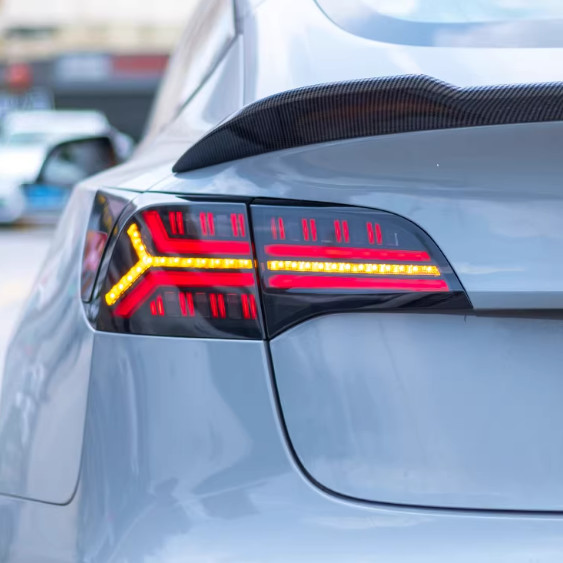 CUTIM Rear LED Running Lights for Rear-End Collision Prevention Model 3/Y