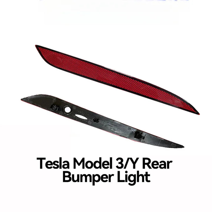 CUTIM Tesla Rear Bumper Reflector & Rear Bumper Light & Rear Fog Light - Replacement Modification Accessory