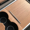 CUTIM Wood Center Console Wrap for Model 3/Y