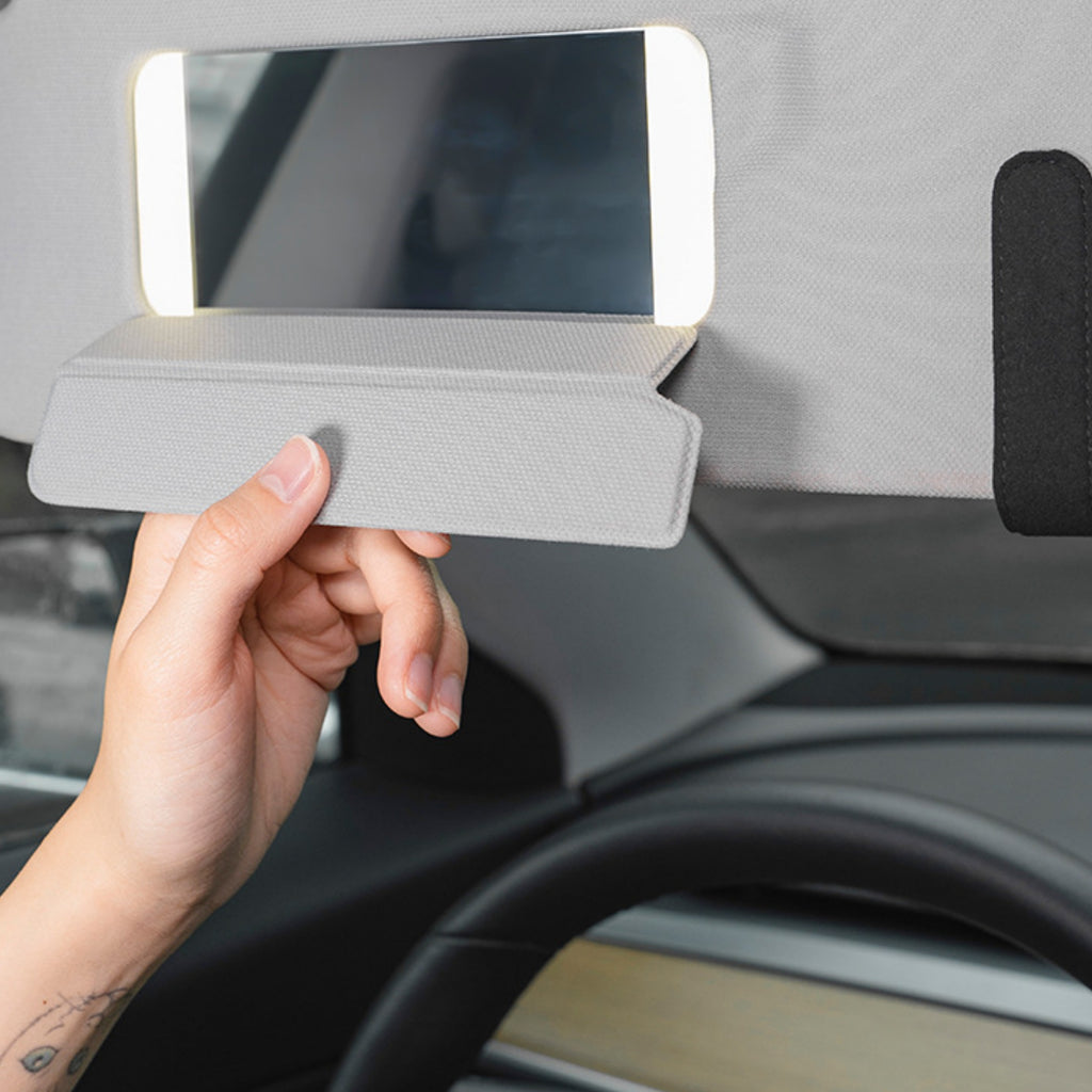 CUTIM Sun Visor Glasses Case for Tesla Model 3/Y/X/S