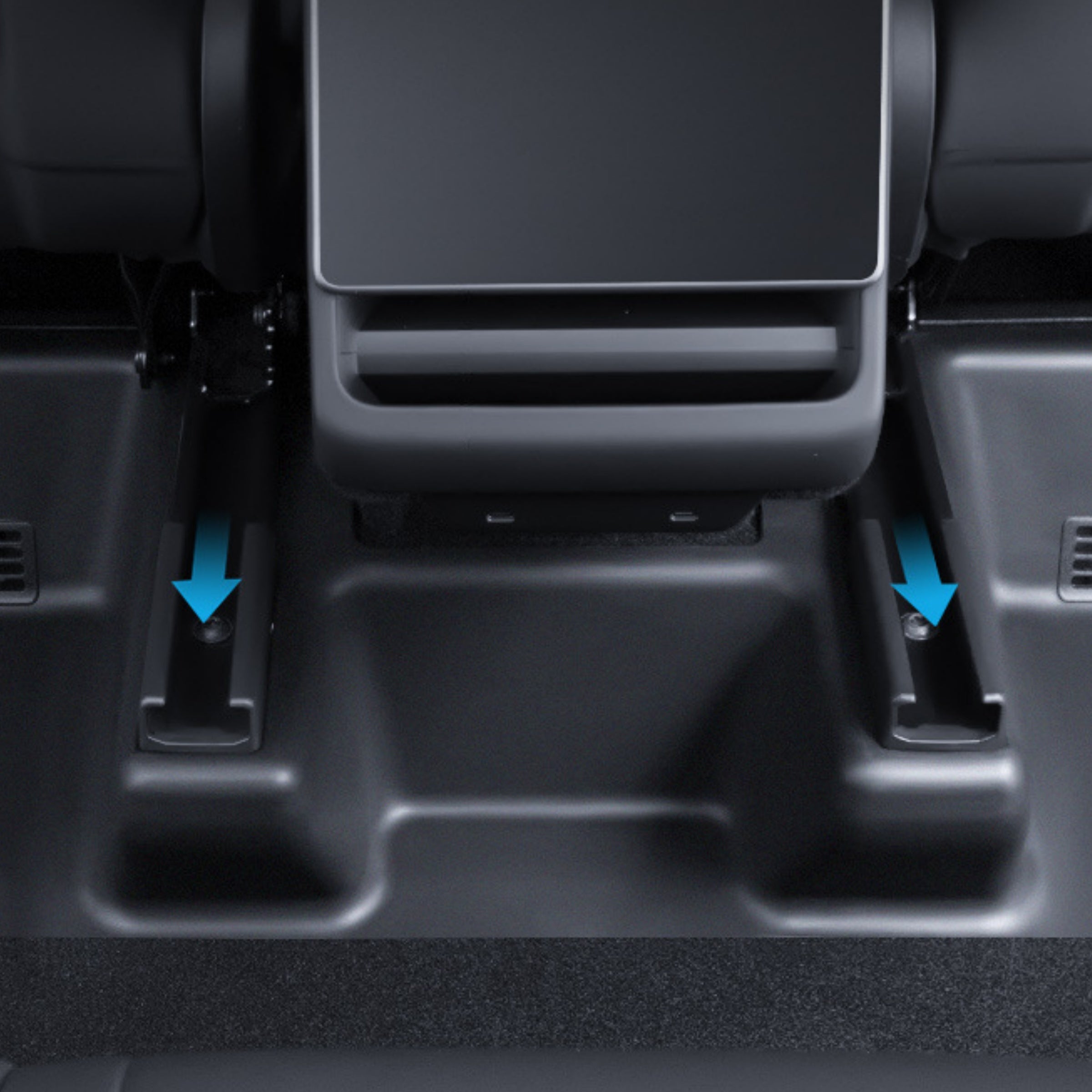 CUTIM Seat Slide Rail Anti-Kick Guards for Tesla Model Y Juniper