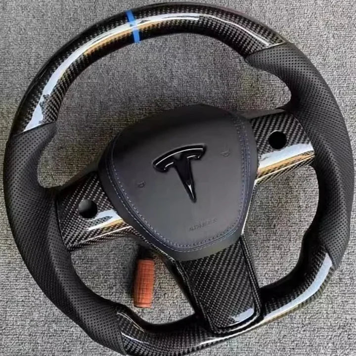 Sport Carbon Fiber Steering Wheel for Tesla Model 3 / Y