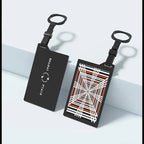 Plaid Silicone Key Card Holder for Tesla 3/Y/X/S