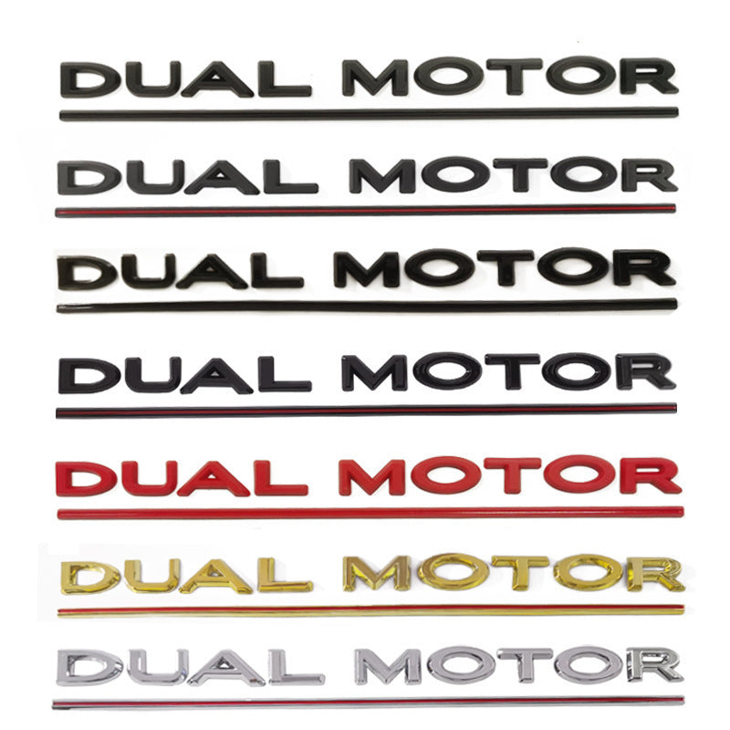 CUTIM DUAL MOTOR High-Performance Rear Badge For Tesla Model Y/3/S/X