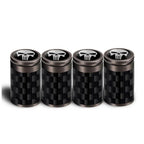 Carbon Fiber Car Wheel Tire Valve Stem Cap for Tesla Model 3/Y/S/X (4PCS)