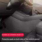 CUTIM Central Control Side Kick Pad for Tesla Model Y