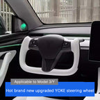 Yoke Carbon Fiber Steering Wheel for Tesla Model 3 / Y
