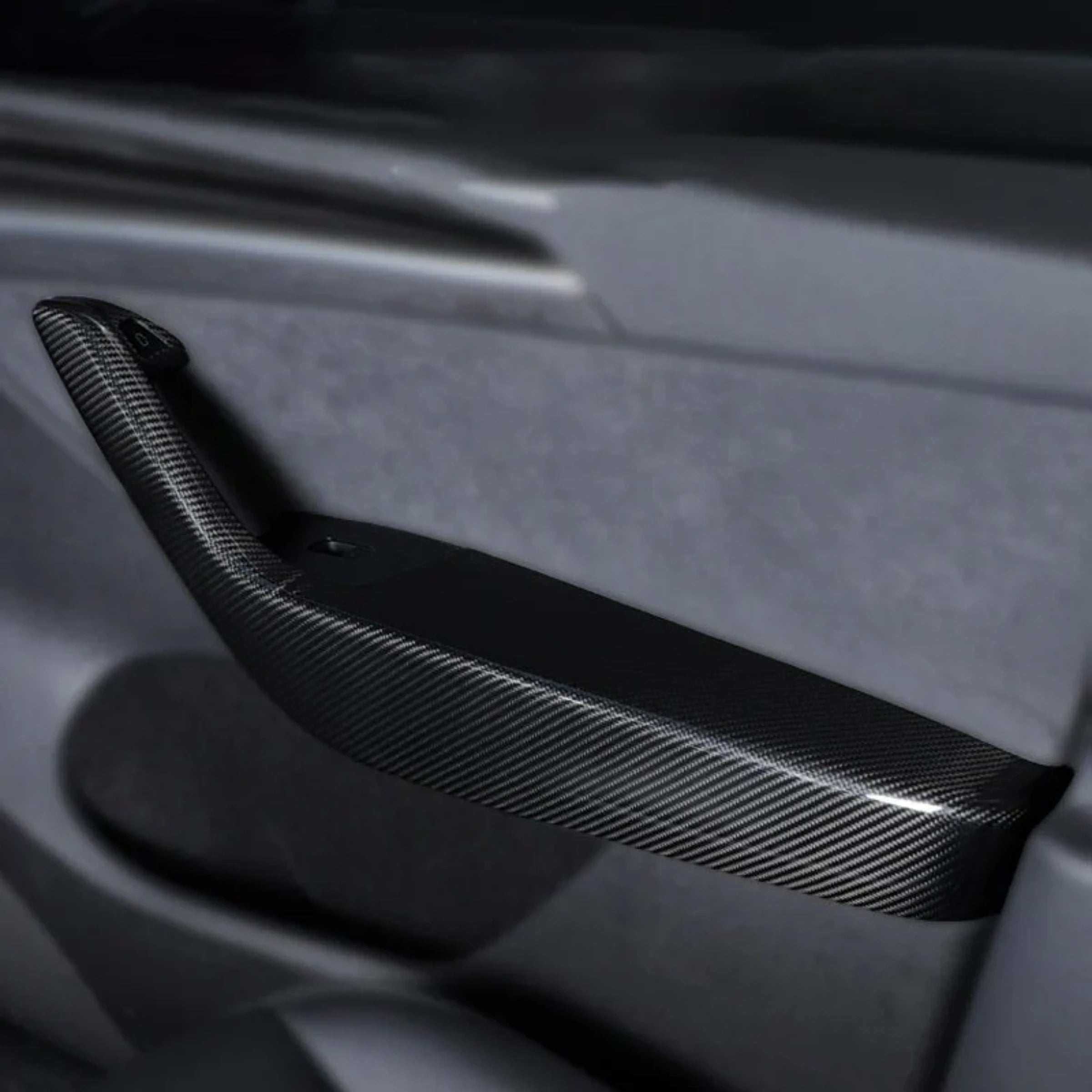 Dry Carbon Fibre Door Armrest Covers for Tesla Model Y / Model Y Juniper