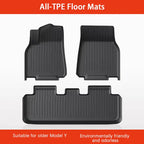 TPE + Menes Double Layer Floor Mats for Tesla Model 3 & Model Y