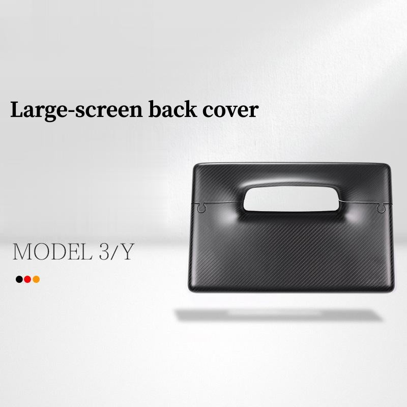 Center Console Touchscreen Display Carbon Fiber Cover for Tesla Model 3 & Model Y