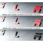 CUTIM Tailgate TESLA Letter Emblem - Overlay Car Badge