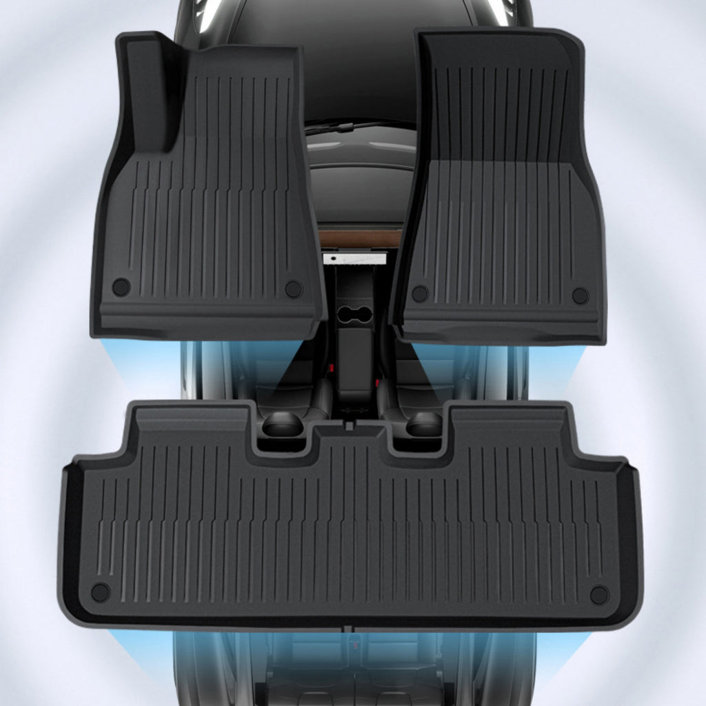 CUTIM Tesla Model 3 Highland All Weather TPE Front/Rear Trunk Mat
