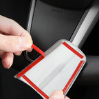 Model 3 / Y Steering Wheel Middle Trim Cover - Real Carbon Fiber Interior Mod