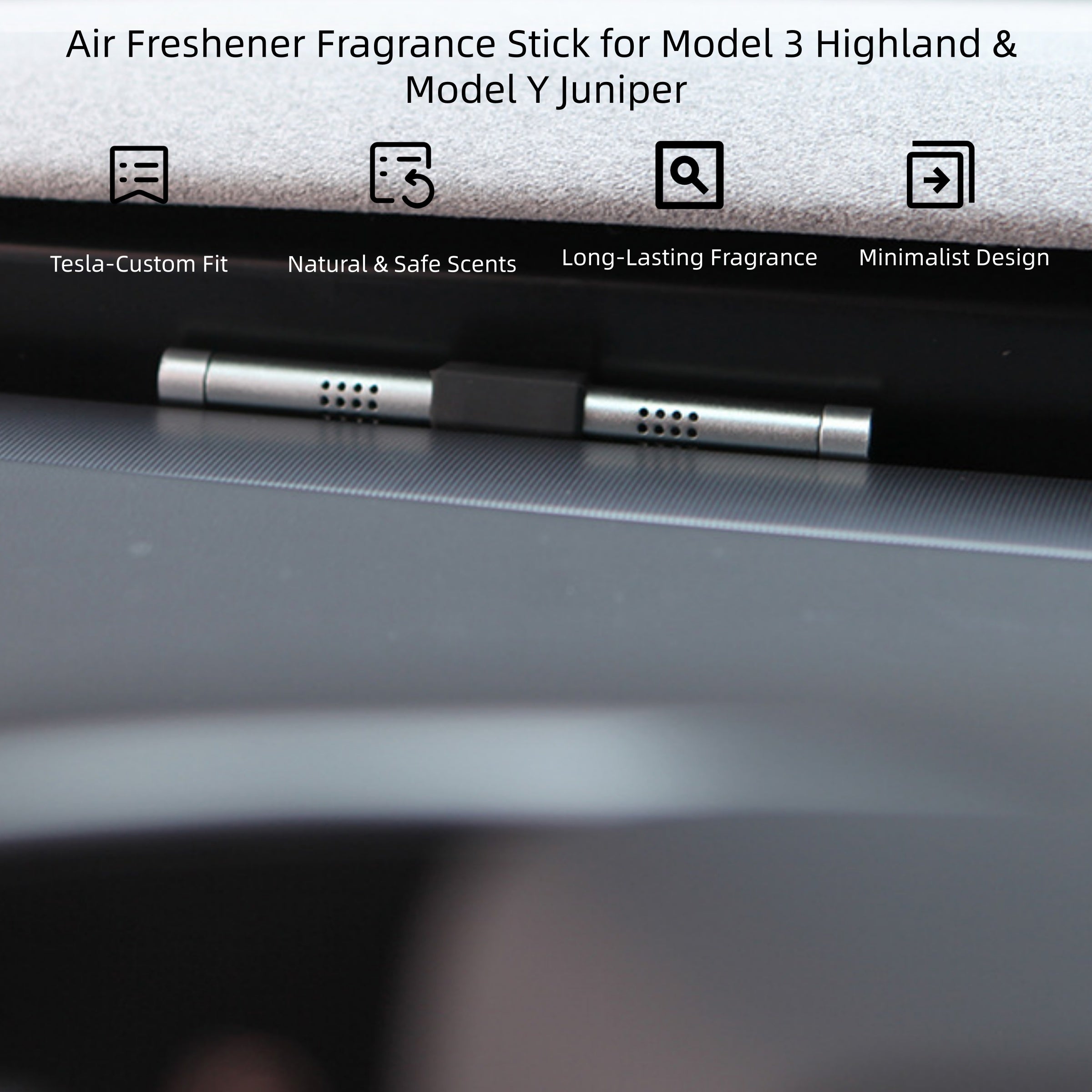 Invisible Air Vent Fragrance Stick for Model 3 Highland & Y Juniper